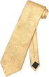 Vesuvio Napoli NeckTie GOLD Color Paisley Design Men's Neck Tie...