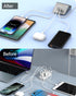 WUKUR Multiple USB Charger Station with USB and USB C Charging Station for Multiple Devices, USB C Charger for iPhone 15/Pro/Pro Max/Samsung Galax...