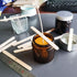 MILIVIXAY Wooden Candle Wick Holders,Candle Wicks Centering Device - Candle Centering Tool, 120 Pack...