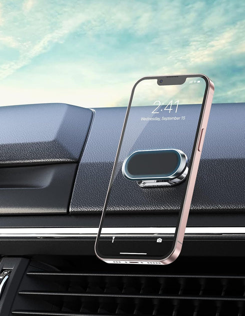 2 Pack Magnetic Phone Holder for Car, Upgrade Magnet - 360 Rotation and Easy Installation, Compatible with All Smartphones,Dashboard Car Phone Hol...