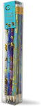 Channie's No. 2 HB 4 Gold Leaf Pencils Set of 12 - Fun Wooden Pencils with Colorful Abstract Patterns - Cute Desk Accessories...