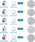 FASHEWELRY 500Pcs Vowel Cube Acrylic Letter Beads 6x6mm White A/E/I/O/U Initial Alphabet Beads for DIY Bracelet Necklace Jewelry Making...