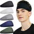 Sports Headbands for Men (5 Pack),Moisture Wicking Workout Headband, Sweatband Headbands for Running,Cycling,Football,Yoga,Hairband for Women and ...