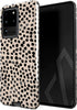 BURGA Phone Case Compatible with Samsung Galaxy S20 Ultra - Hybrid 2-Layer Hard Shell + Silicone Protective Case -Black Polka Dots Pattern Nude Al...