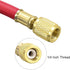 uxcell Refrigerant Charging Hose, 1/4 SAE Thread 4.92Ft Length 500PSI Tube HVAC Hoses, for Home Air Conditioner Refrigeration Maintenance, Red...