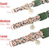 Flower Patterns Dog Collar with Accessories, Soft Cotton Dog Collars for Small Medium Large Female and Male Dog(Daisy&Wild Chrysanthemum L)...