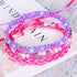 Caiyao Bohemian Beach Bead Waterproof String Bracelets Ocean Surfer Woven Braided Rope Bangle Boho Stretch Friendship Bracelets for Women Girls Je...