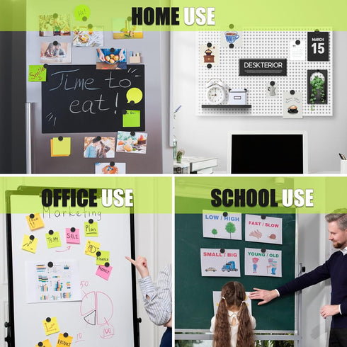 Small Magnets, 120Pack Black Refrigerator Magnets 8x3mm Rare Earth Magnets Neodymium Magnets for Crafts, Whiteboard, Kitchen Cabinet...