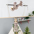 Queekay 2 Packs Sloth Stuffed Animal Hanging 18 Inch Three Toed Sloth Plush Sloth Plush Toy with Hook and Loop Hands for Teens Adults Gifts Decors...