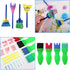 Kids Paint Brushes Set, 12 Pack Washable Sponge Painting Brushes, Early Learning Sponge Painting Tools Arts Craft...
