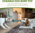 2 Pack Dog Rope Toy for Small Dogs, Puppy Teething Toys, Durable Cotton Puppy Chew Toys for Teething, Small Dog Toys for Aggressive Chewers, Inter...