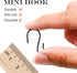 50PCS S Shaped Hooks 1 Inch Mini Ornament Storage Hooks for Hanging Jewelry Small Kitchenware Potted Plants, Black...