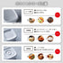 Noda Horo White Enamel Stockpot Food Container (S) Imported from Japan (One Pack)...