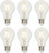 Westinghouse 5257020 4.5 Watt (40 Watt Equivalent) A19 Dimmable Clear Filament LED Light Bulb, Medium Base, 6 Pack...