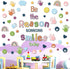 Boho Welcome Back to School Classroom Bulletin Board Set for Elementary Decoration - Be The Reason Someone Smile Today Classroom Decors for Kinder...