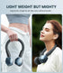Portable Neck Fan, Bladeless Personal Fan, 360°Cooling Wearable Fan, Fast Cooling, USB Rechargeable Battery Operated, 3 Speeds Ultra Quiet, Birthd...