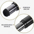 Operitacx Refillable Makeup Brush Powder Brush with Refillable Loose Powder Bottles Jar Reusable Brush Applicator for Loose Powder Blush Talcum Hi...