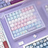 3Pcs Minimalist Keyboard Keycaps Container, ABS Clear Keycaps Case, Purple Keycap Storage Box Waterproof Dustproof Keycaps Container for Cherry/MO...