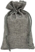 12-Pack 5.5x7.75 Natural Burlap Gift Bags w. Drawstring (Cool Grey, Medium) for Party Favors, Presents or DIY Craft by TheDisplayGuys...