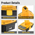 1 pack DM18D Battery Adapter Converter with USB Port for Dewalt 18V Tools, Converts Dewalt 20V Li-ion or Milwaukee M18 18V Li-ion Battery to Dewal...