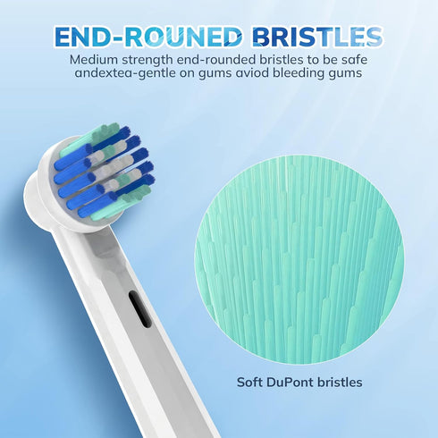 Replacement Toothbrush Heads Compatible with Oral B Braun?10 Pack (Individually Packaged) Professional Sensitive Electric Toothbrush Heads Refill ...