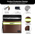 Upgraded Fireproof Document Bag Waterproof Fireproof Bag with Zipper,9 Layers of Heat Insulated Materials,6200°F Fireproof Money Bag for Cash,Valu...