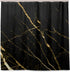 ALAZA Black Gold Marble Shower Curtain Waterproof Polyester Bath Curtian with Hooks 72x72 Inch...