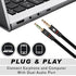 SaiTech IT 3.5 mm Exclusives Headphone Splitter for Computer 3.5mm to 2 Dual Mic Audio Y Splitter Cable Smartphone Headset to PC Adapter, Tablet (...