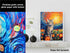 Bestbuddy Pet 8X10 Unframed Starry Night Van Gogh Inspired Cute Sitting American Shorthair Cat House Pet Friend Family Animal Clinic Oil Painting ...