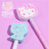 Hello Kitty 50th Anniversary Blue Novelty Pen by STMT, Limited Edition Hello Kitty Pen, Cute School Supplies, Exclusive Sanrio Accessories, Kawaii...