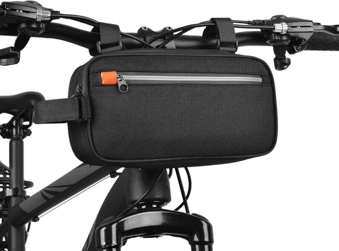 Bike Handlebar Bag Professional Waterproof Bike Crossbar Front Bag Bicycle Basket Frame Bags for Road Mountain Bicycle Outdoor Cycling Travel Hiki...