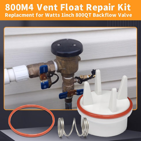 800M4 Vent Float Disk Assembly Repair Kit Replacment for Watts 1" 800QT Backflow Valve 0887715 887715 RK 800M4-FR-V1...