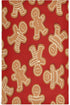 ALAZA Christmas Gingerbread Cookies Decorative Kitchen Dish Towels Set of 4,Soft and Absorbent Kitchen Hand Towels Home Cleaning Towels Dishcloths...