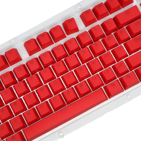 PBT Keycaps, 108 Keys P9 Mechanical Keyboard Key Backlit Key Character Translucent Key DIY Keycaps,for 61/64/87/104/108 Key Mechanical Keyboards(r...
