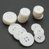 White Genuine Mother of Pearl Buttons, 22PCS/Pack(16PCS 15MM+6PCS 20MM), Natural MOP Pearl Shell Bulk Buttons for DIY Sewing Crafts,Shirts, Suits ...