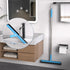 KOLLIEE Floor Squeegee Adjustable 59'' Long Handle Professional Floor Squeegee with Hook Water Squeegee Foam Blade for Concrete Floor Tile Pet Hai...