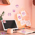30 Pack Valentine’s Day Sticky Notes Cute Monster Heart Sticky Note Pads 600 Sheets Self Stick Notepad Memo Pads Funny Page Marker School Classroo...
