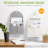 2 Pack Wall Hanging Organizer Bag with Pockets Fabric Storage Bag Basket Caddy Waterproof 01 01...