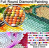 Adult Digital Painting DIY 5D Diamond Painting by Number Kits Lovely Dog Round Full Drill Embroidery Cross Stitch Arts Craft Canvas Supply for Hom...