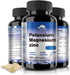 Potassium Magnesium Supplement 1000mg, Magnesium Potassium Zinc Aspartate Support Vascular, Bone, Heart, Muscle & Nerve Health, Non-GMO, Vegan, (1...