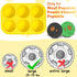 BABORUI Lid Silicone Molds for 6 Cavities Dog Treat Molds (L)...