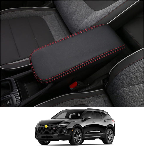 CDEFG Center Console Cover for 2021-2024 2025 Chevy Trailblazer Armrest Cover Console Pad Car Interior Accessories Arm Rest Protective Cover Scrat...