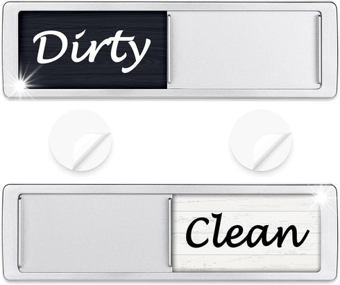 Dishwasher Magnet Clean Dirty Sign Shutter Only Changes When You Push It Non-Scratching Strong Magnet or 3M Adhesive Options Indicator Tells Wheth...
