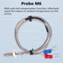 PEMENOL 12V Red Fahrenheit Digital Temperature Meter -76F~999F LED Display with Industrial Grade 0.5m K-Type Thermocouple Temperature Sensor M6...