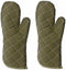 15 Inch Flame Resistant Oven Mitts Flame Retardant up to 400°F Set of 2...