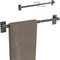 HOMOTEK Towel Bar Adjustable Self Adhesive Bathroom Towel Holder, Towel Rod Size from 14 Inch to 24.5 Inch Single Towel Racks, Towel Hanger Towel ...