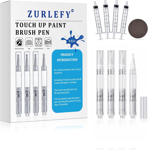 Touch Up Paint Brush for Painting Walls, 5ml Drywall Repair Brush kit for Wood Furniture, Floors, Cabinets, Sofa, Table, Chair Scratches(5ml)...