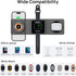 Wireless Charger Travel Charging Station, Compatible with Apple Magsafe iphone15/14/13 Pro/12 Pro Max, iWatch Series/AirPods Pro (with Adapter) fo...