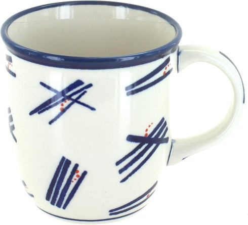Blue Rose Polish Pottery Zoe Plain Coffee Mug...