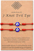 Tarsus (Ver.3) Evil Eye 7 Knot Lucky Bracelets Adjustable Red String Amulet for Women Men Boys & Girls...